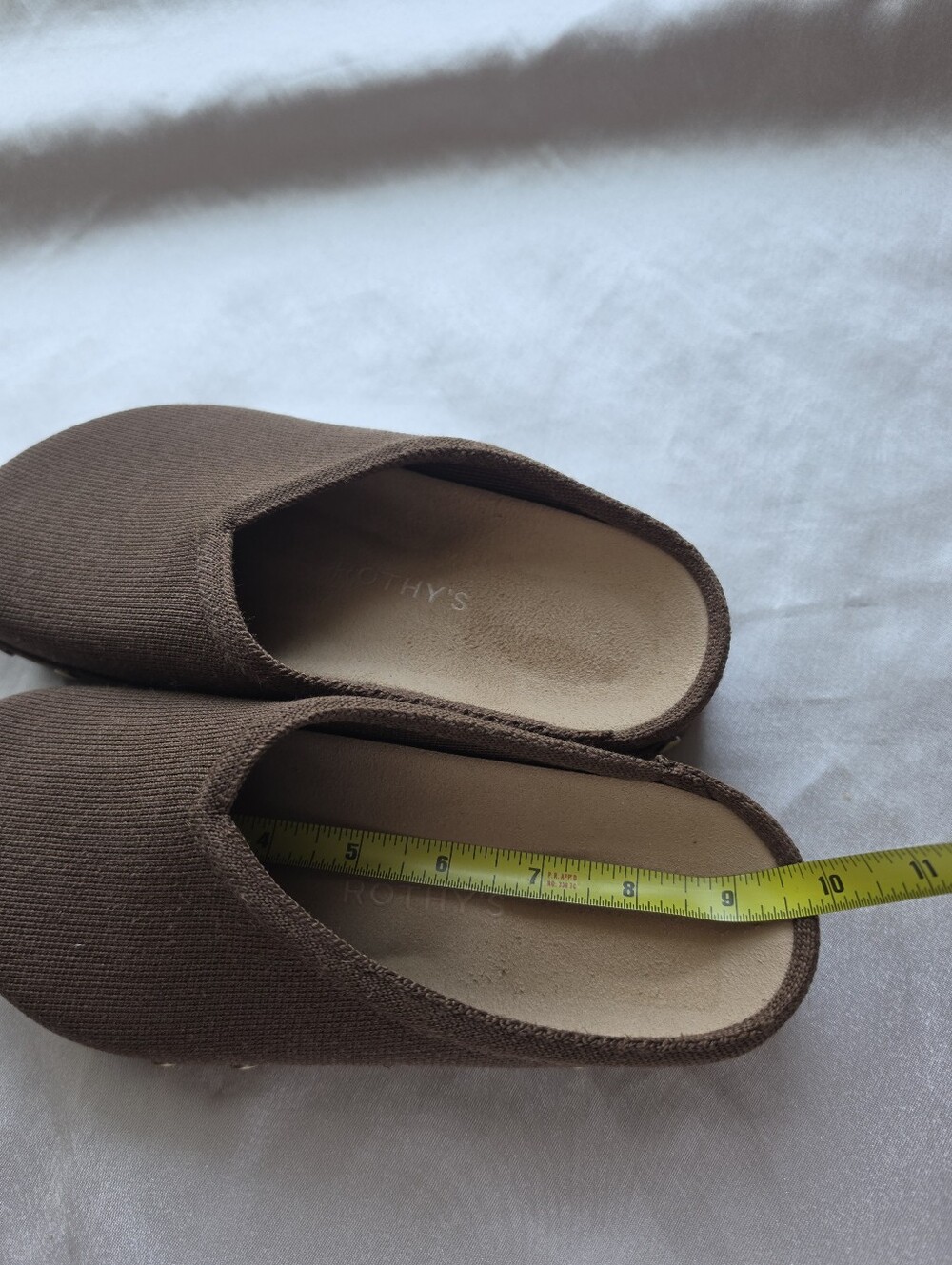 Rothy's The Casual Clog Studded in Cinnamon Sz 7 - Picture 4 of 13